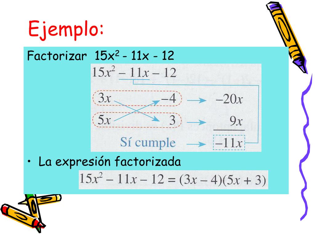 PPT FACTORIZACIÓN DE EXPRESIONES ALGEBRAICAS PowerPoint Presentation