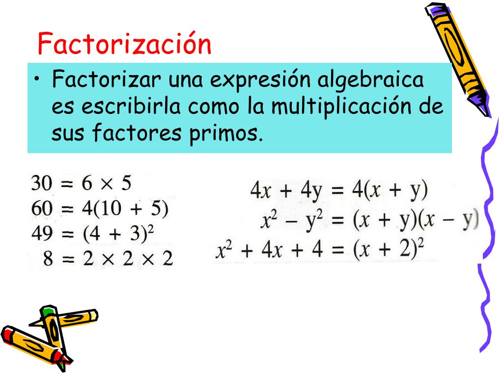 PPT FACTORIZACIÓN DE EXPRESIONES ALGEBRAICAS PowerPoint Presentation