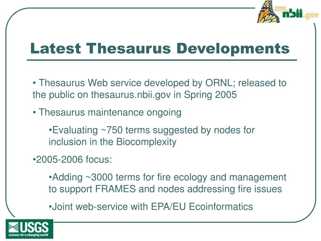 PPT NBII Ecoinformatics Technical Working Group PowerPoint