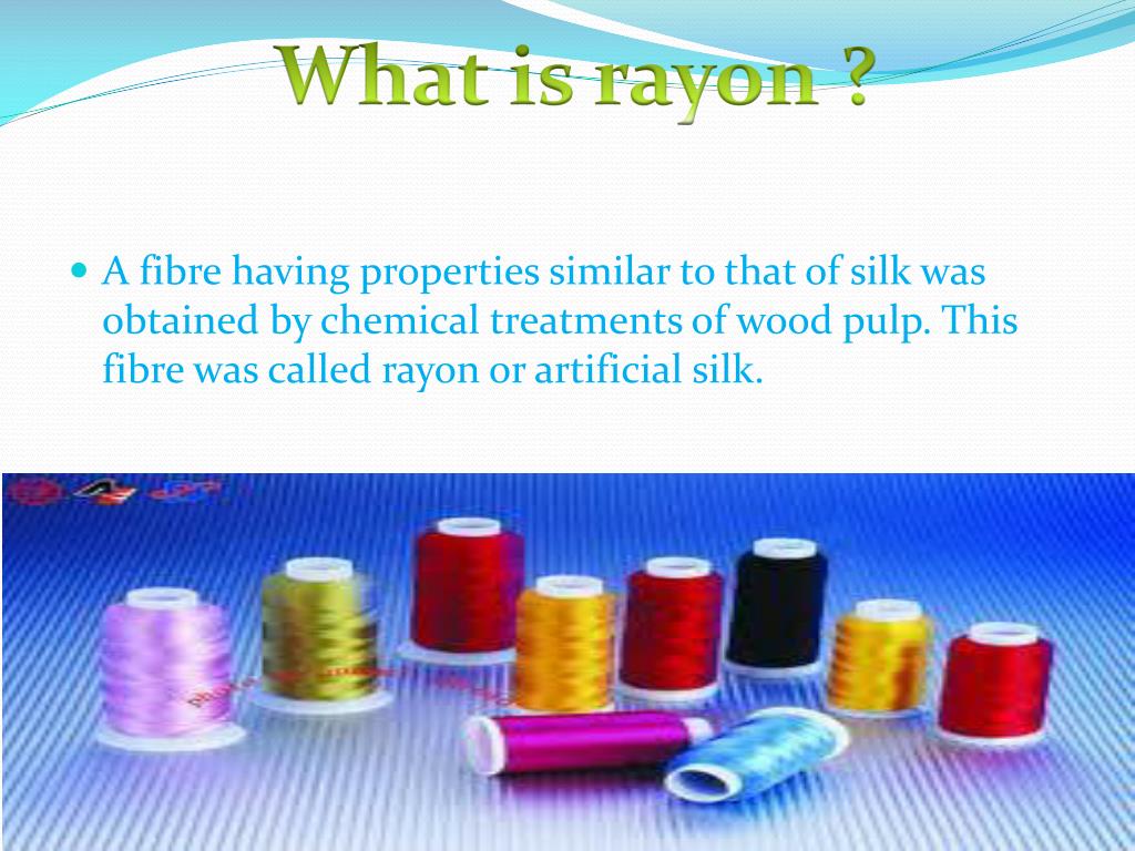 PPT Rayon PowerPoint Presentation, free download ID4311896