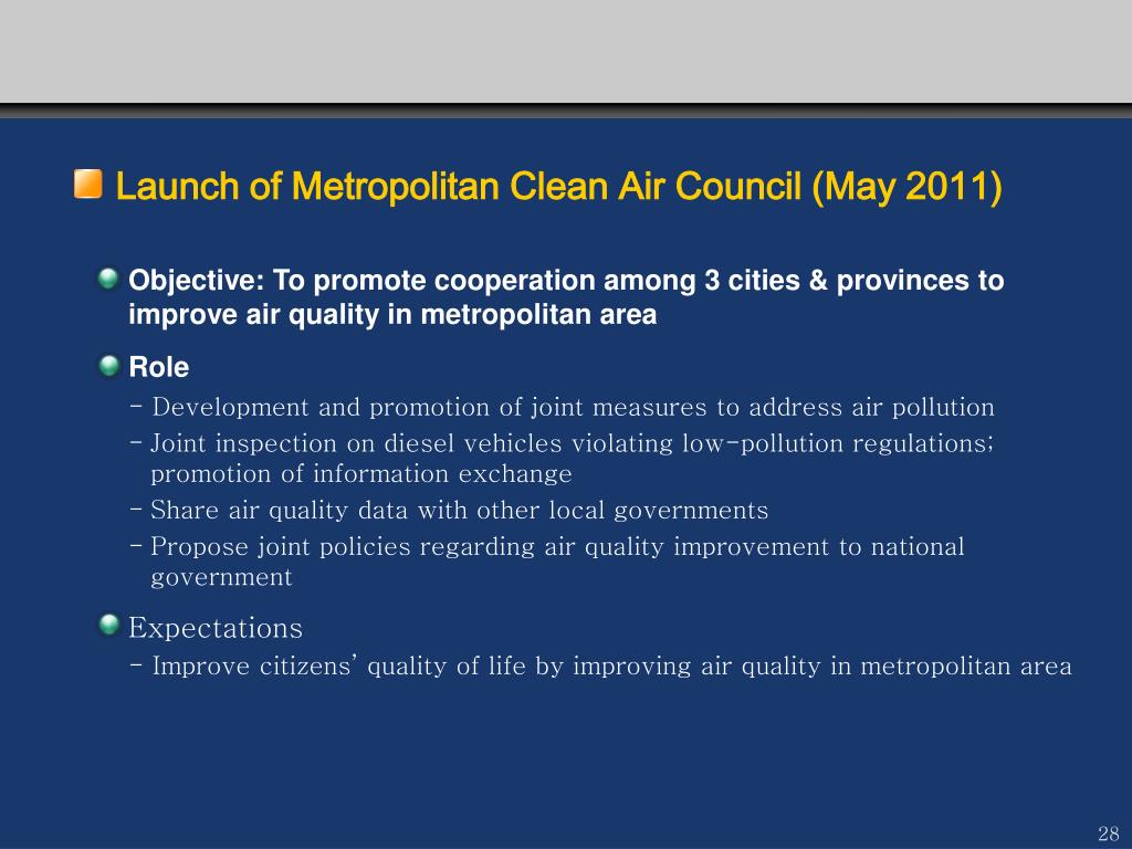 PPT Air Quality Improvement Policies in Seoul PowerPoint Presentation