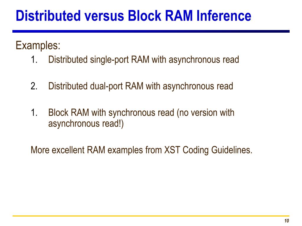 PPT Lecture 11 Xilinx FPGA Memories Part 2 PowerPoint Presentation, free download ID4314608