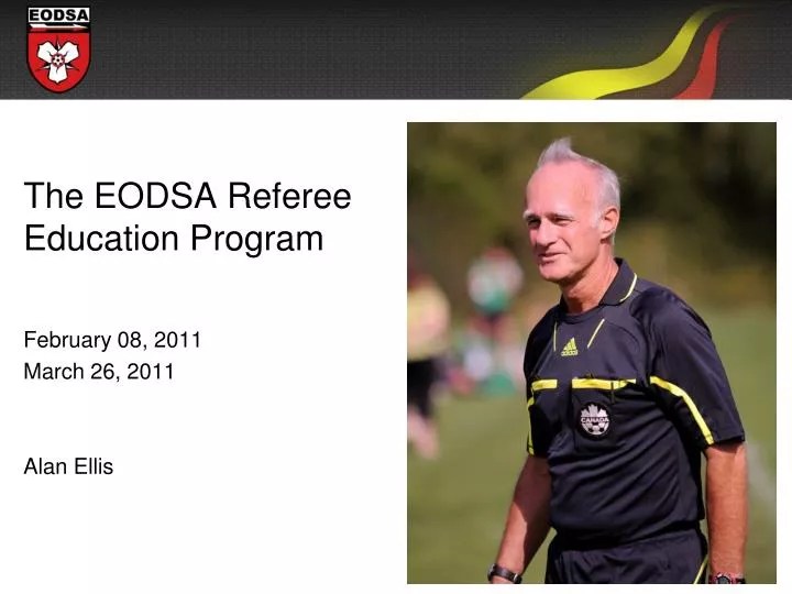 PPT The EODSA Referee Education Program PowerPoint Presentation, free