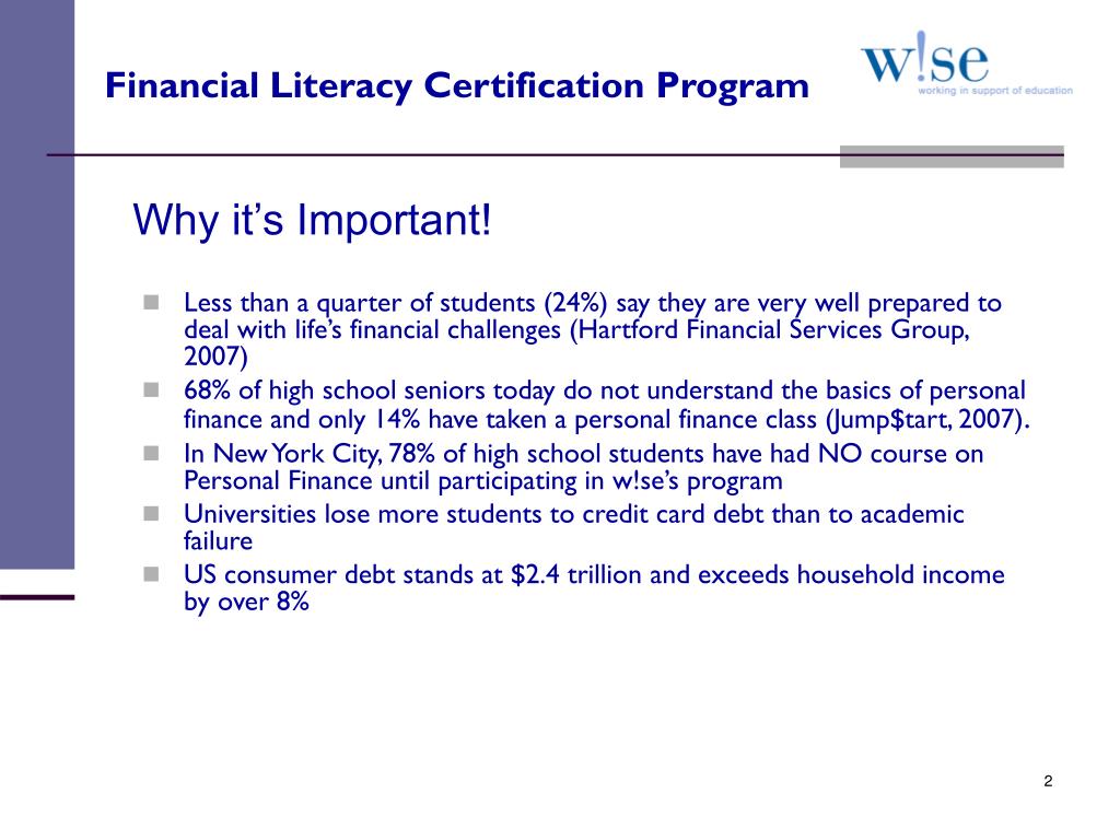 Financial Literacy Certification Test Quizlet at Jan Gomez blog