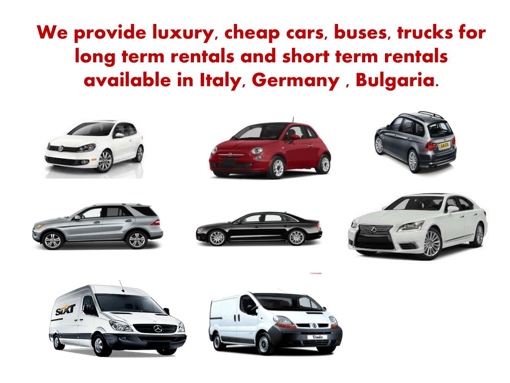 PPT car rental italy PowerPoint Presentation, free download ID4319990