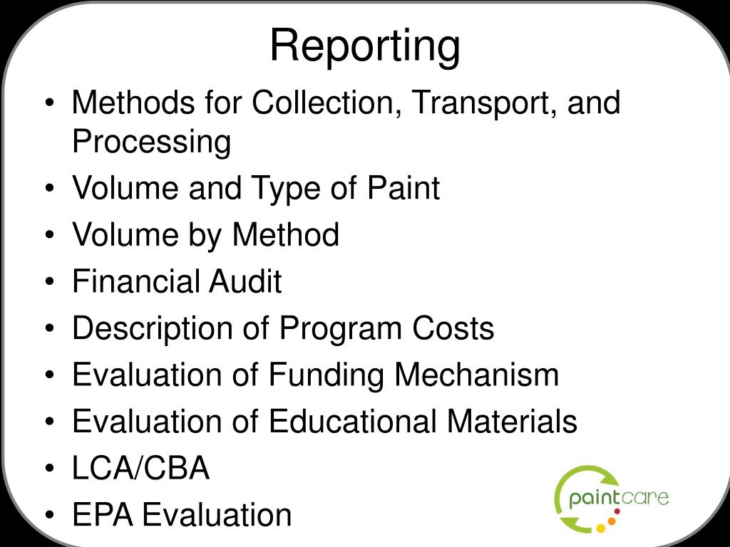 PPT PaintCare The Oregon Paint Stewardship Pilot Program PowerPoint