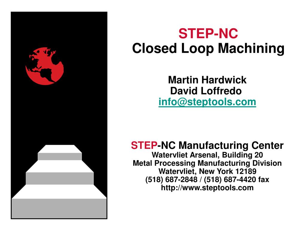 PPT STEPNC Closed Loop Machining PowerPoint Presentation, free