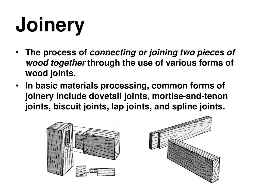 PPT Wood Fasteners, Joinery, & Adhesives PowerPoint Presentation ID