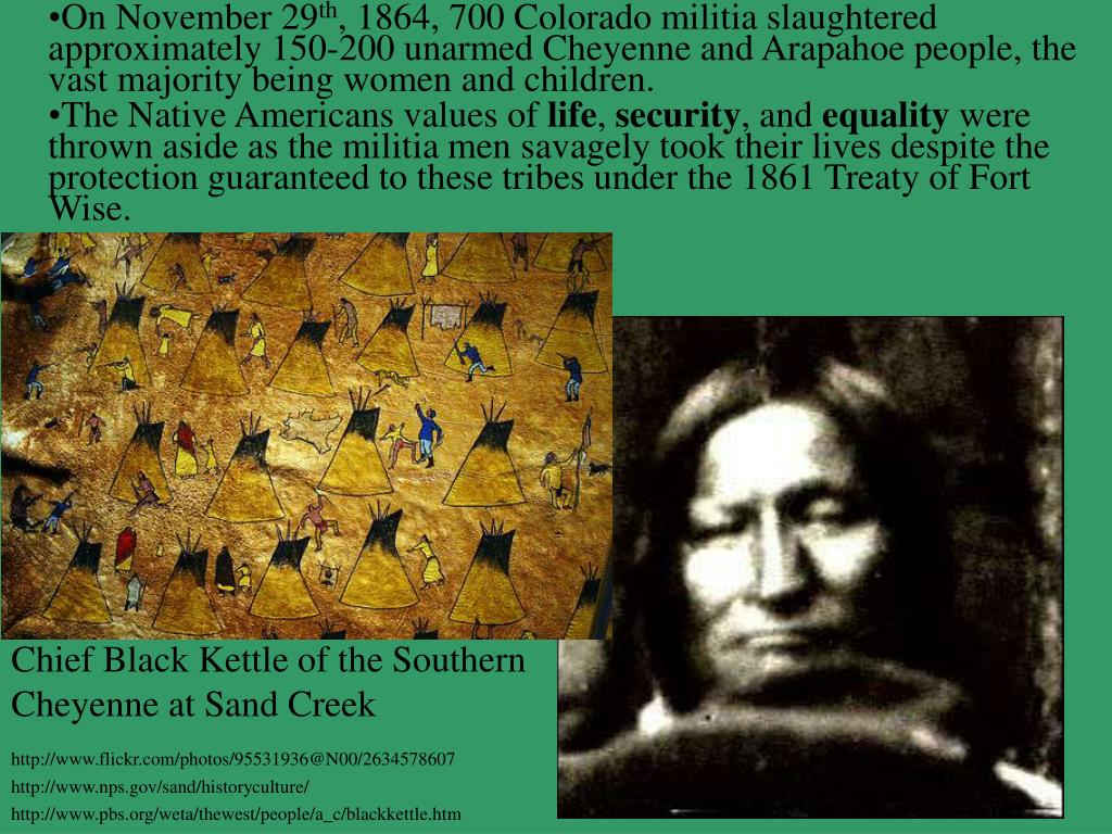 PPT Remember Sand Creek Massacre 1864, Colorado Chief Black Kettle’s