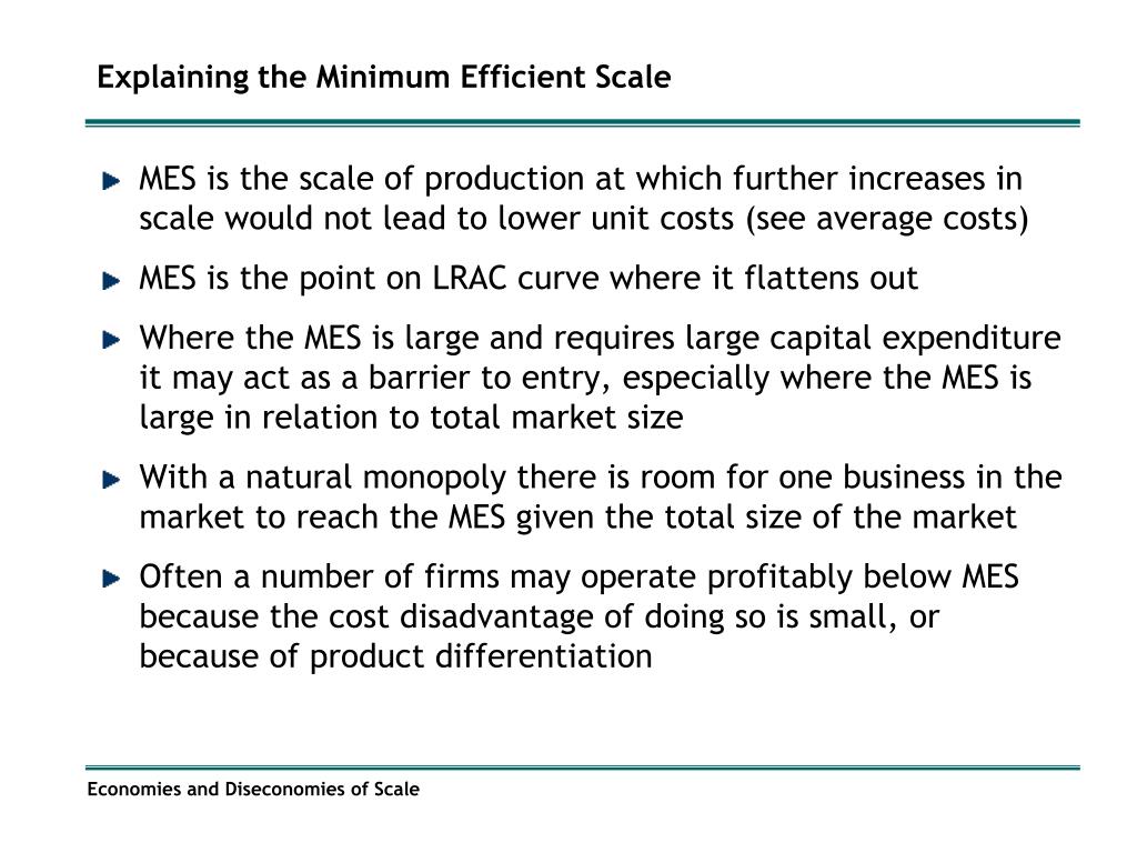 PPT Economies and Diseconomies of Scale PowerPoint Presentation, free download ID4329712