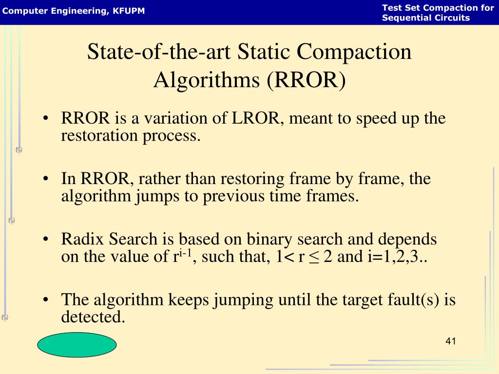 PPT Test Set Compaction for Sequential Circuits based on Test