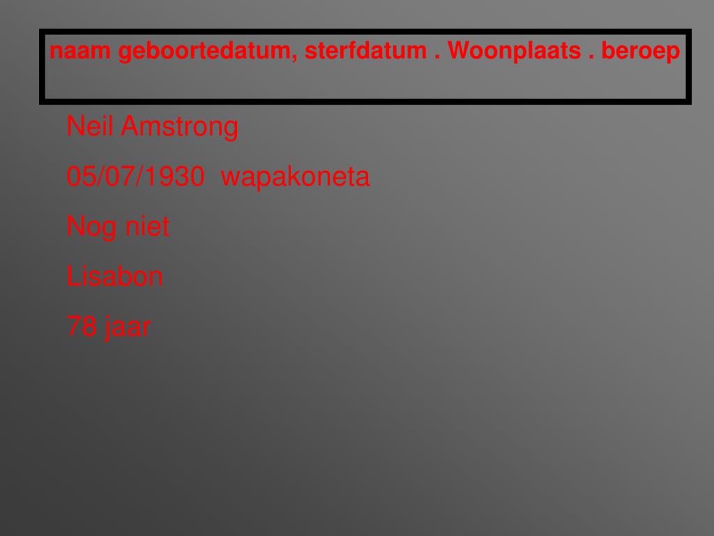 PPT Neil Amstrong PowerPoint Presentation, free download ID4331351