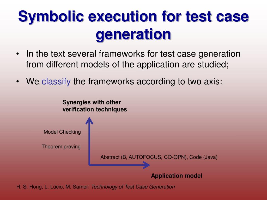 PPT Technology of Test Case Generation PowerPoint Presentation, free