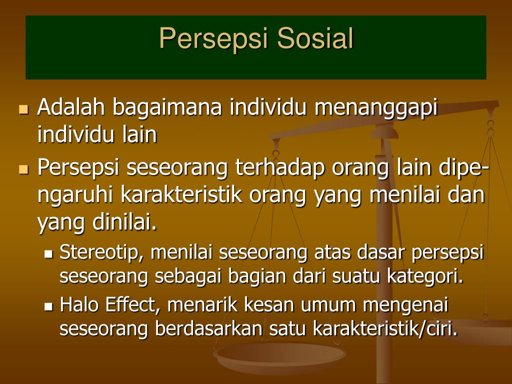 Teori Perhatian Atau Persepsi Psikologi