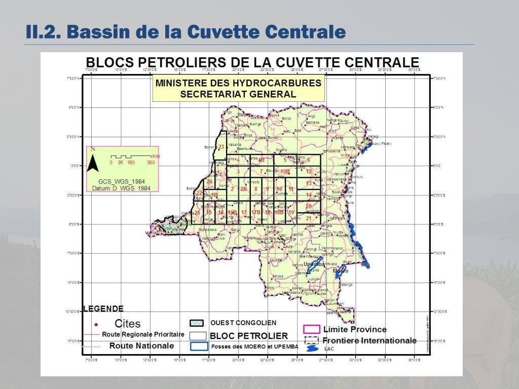PPT II. POTENTIALITES PETROLIERES ET GAZIERES DE LA RDC PowerPoint
