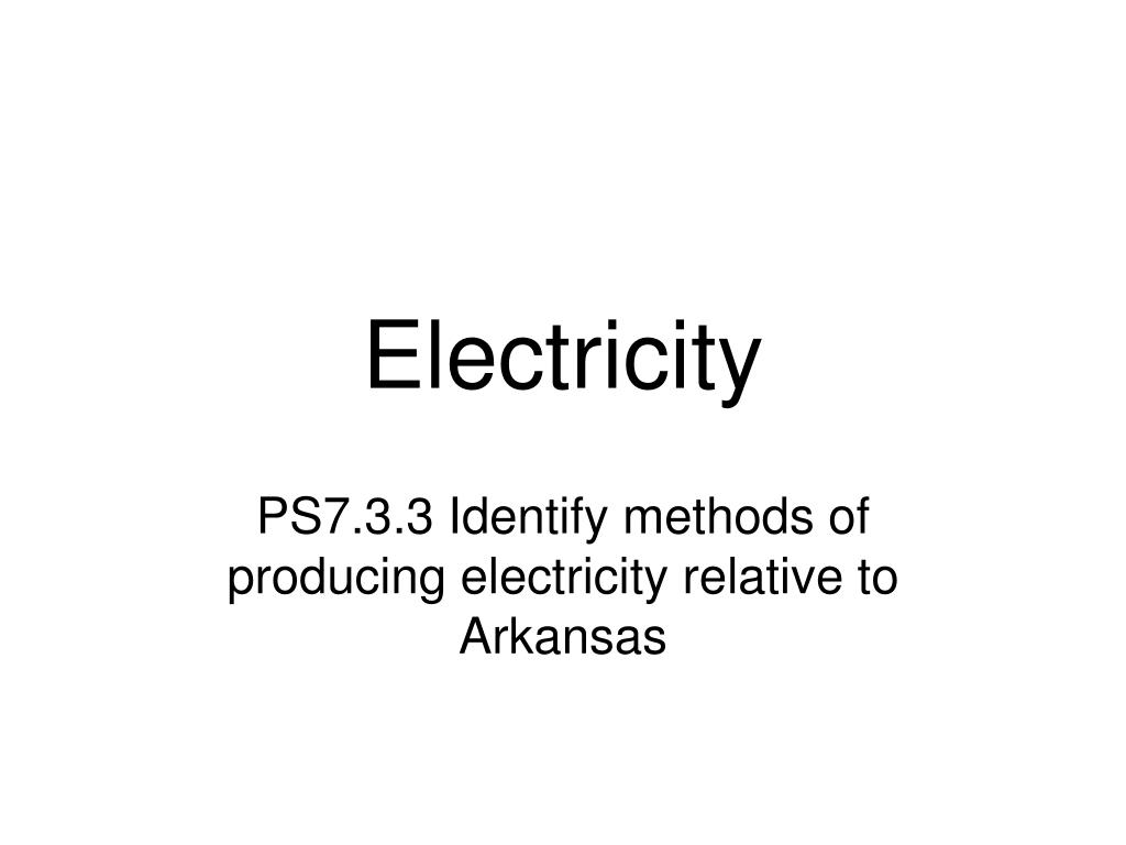 PPT Electricity PowerPoint Presentation, free download ID4336284