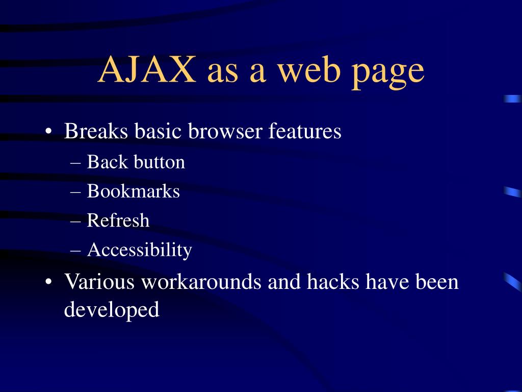 PPT Understanding AJAX PowerPoint Presentation, free download ID