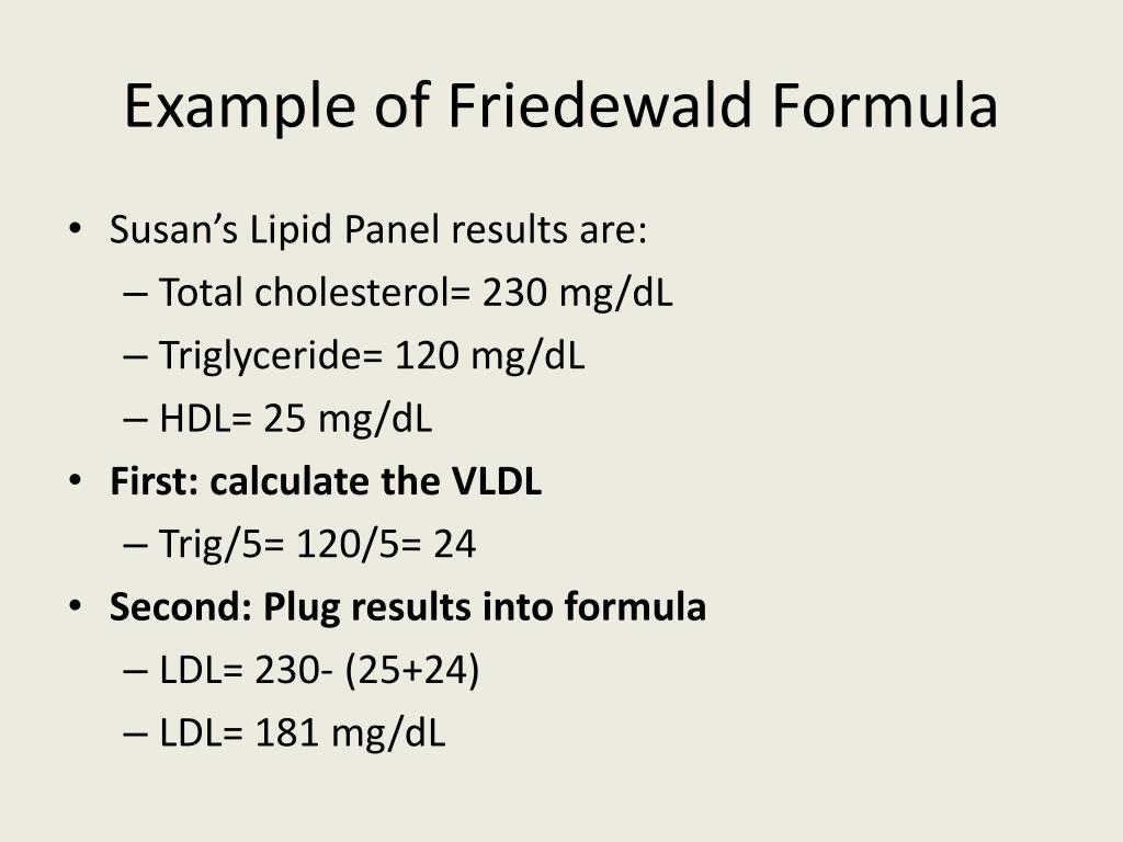 Total Cholesterol Formula Hdl Ldl A Pictures Of Hole 2018