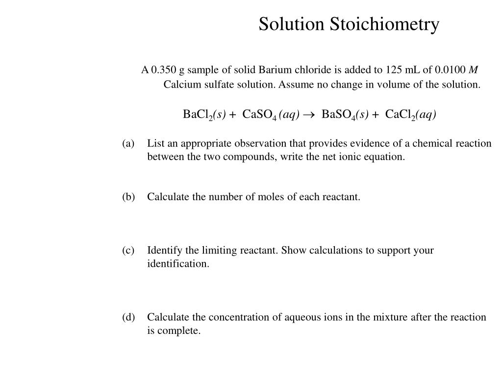 PPT With enough water molecules, a soluble ionic compound is