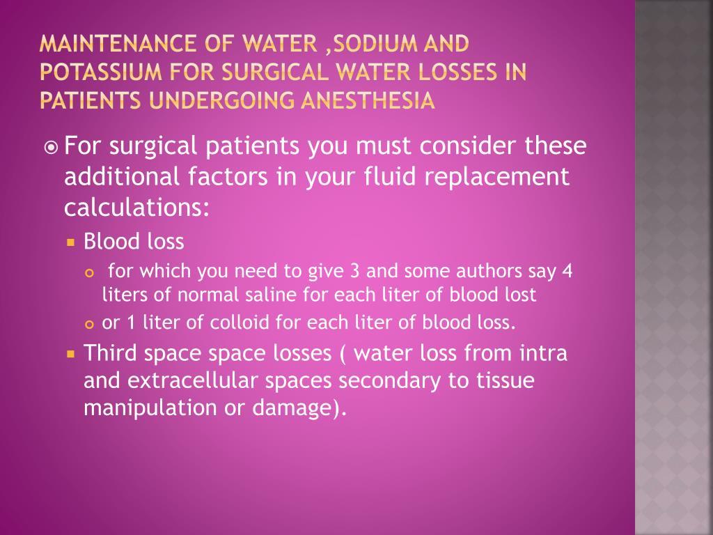 PPT Fluid Management PowerPoint Presentation, free download ID4341763