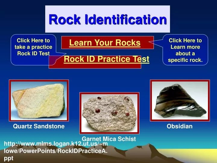 PPT Rock Identification PowerPoint Presentation, free download ID