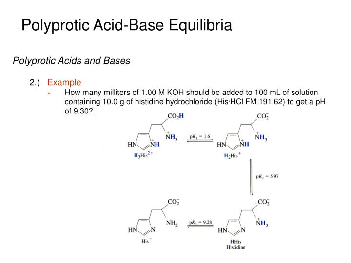 PPT Polyprotic AcidBase Equilibria PowerPoint Presentation ID4342223