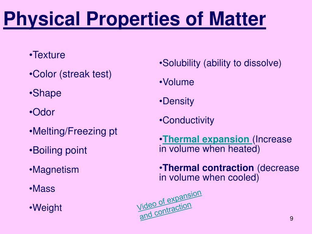 PPT Properties of Matter PowerPoint Presentation, free download ID