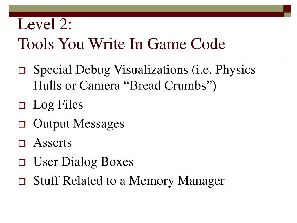 PPT GAME 1024 Advanced Game Programming PowerPoint Presentation
