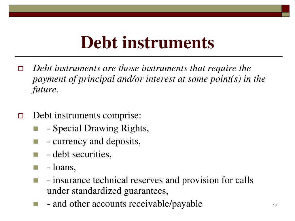 PPT Financial Instruments Course on Balance of Payments and