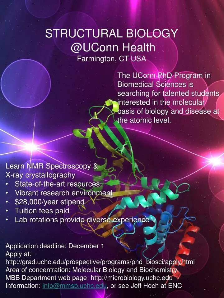 PPT STRUCTURAL BIOLOGY UConn Health Farmington, CT USA PowerPoint
