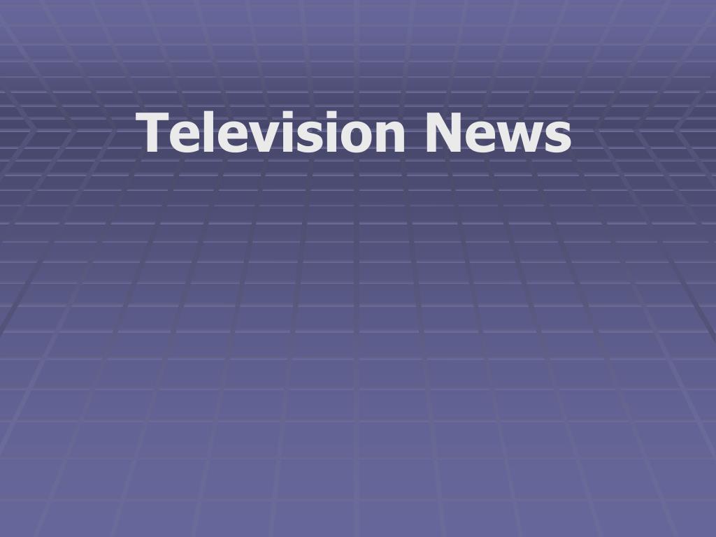 PPT Television News PowerPoint Presentation, free download ID4347267
