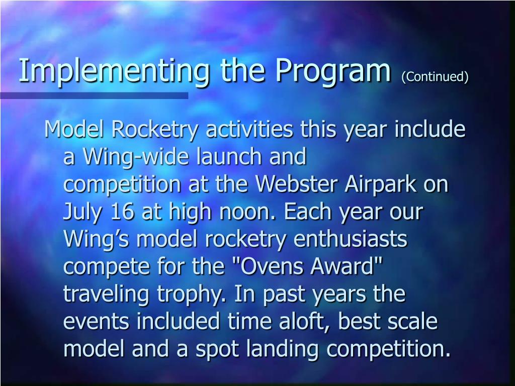 PPT CAP Model Rocketry Program PowerPoint Presentation, free download