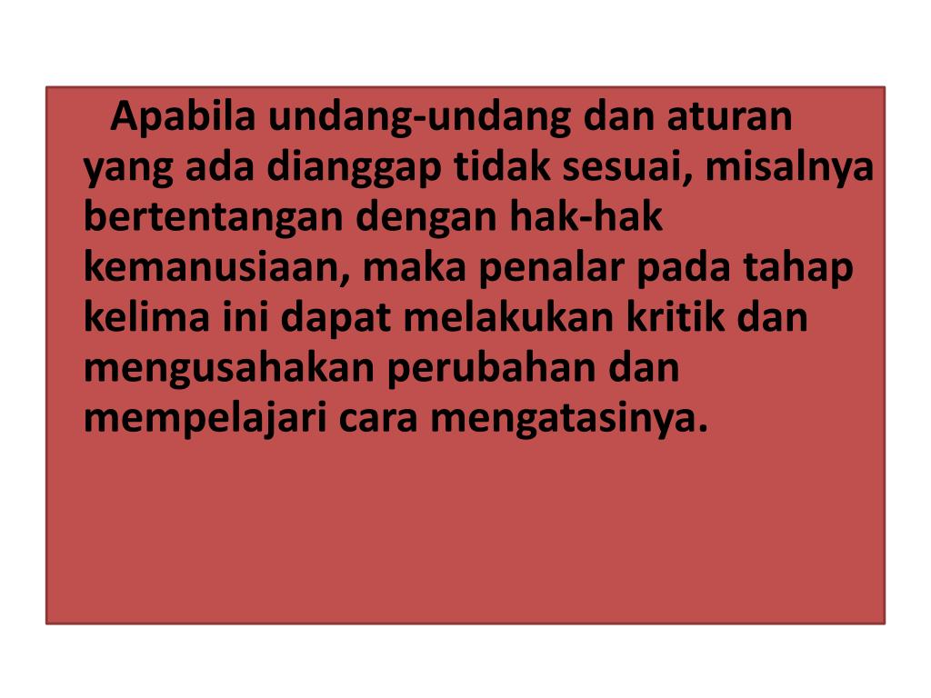 PPT Teori Perkembangan Moral Lawrence Kohlberg