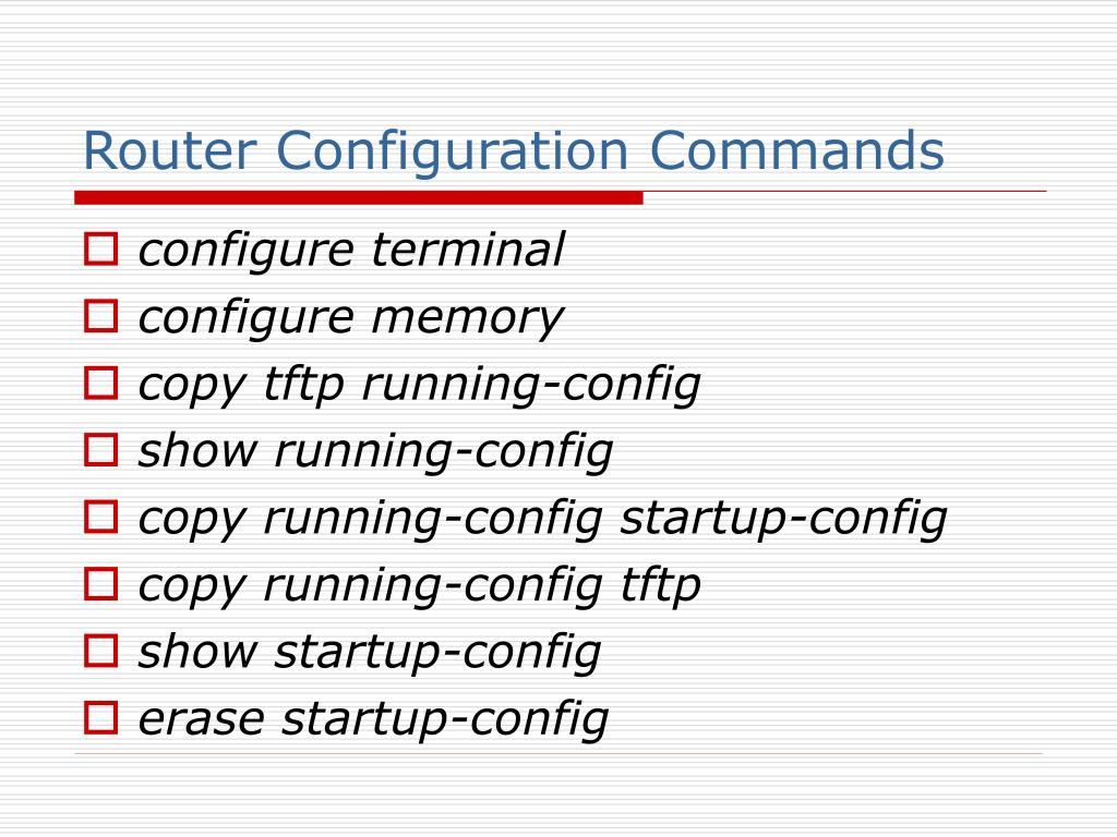 PPT Router Configuration PowerPoint Presentation, free download ID