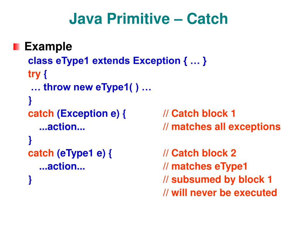 PPT Java Exceptions, Cloning, Serialization PowerPoint Presentation