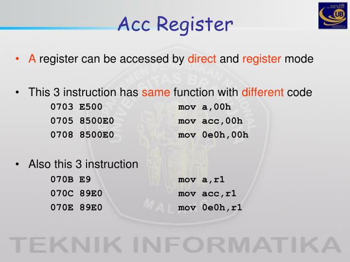 PPT The 8051 Assembly Language PowerPoint Presentation ID4357200