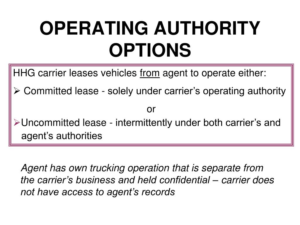 PPT Household Goods Carriers PowerPoint Presentation, free download
