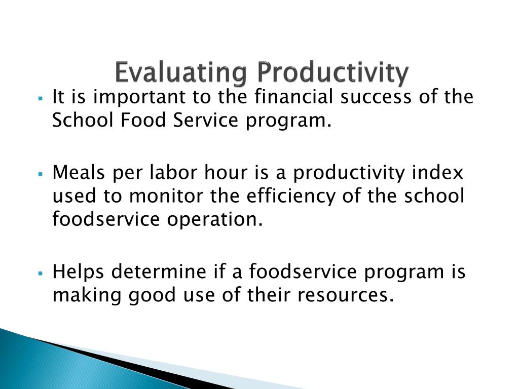 PPT School Food Service Labor Analysis PowerPoint Presentation, free