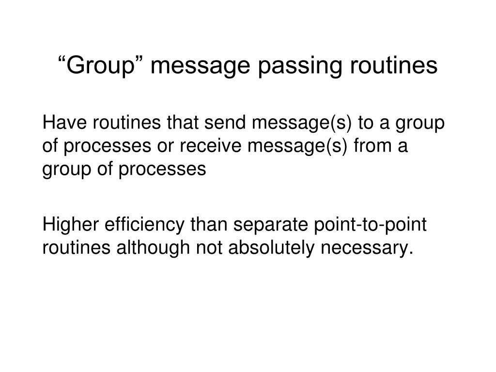 PPT MessagePassing Computing PowerPoint Presentation, free download