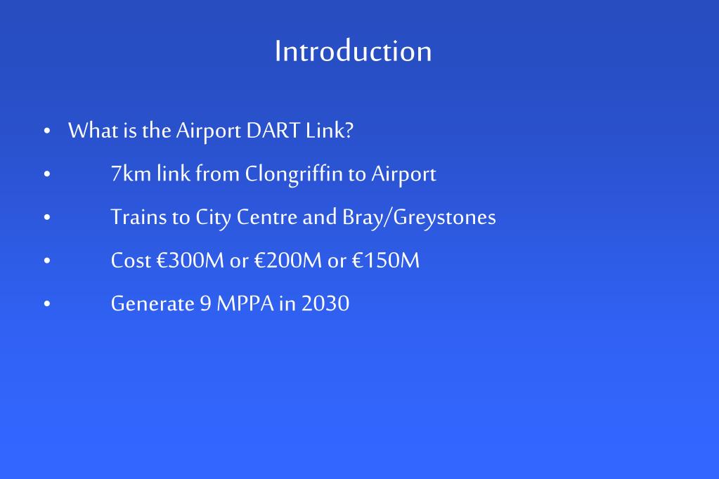 PPT Airport DART Link The Council’s View PowerPoint Presentation