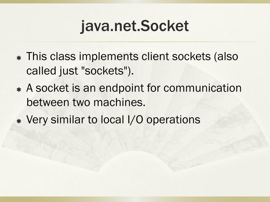PPT Java I/O and Java Networking PowerPoint Presentation, free