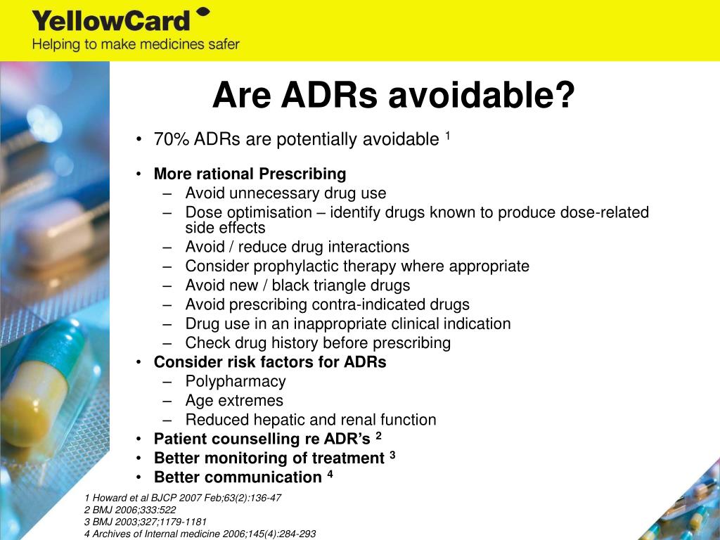 PPT The Yellow Card Scheme Reporting Adverse Drug Reactions