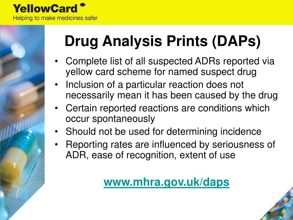 PPT The Yellow Card Scheme Reporting Adverse Drug Reactions