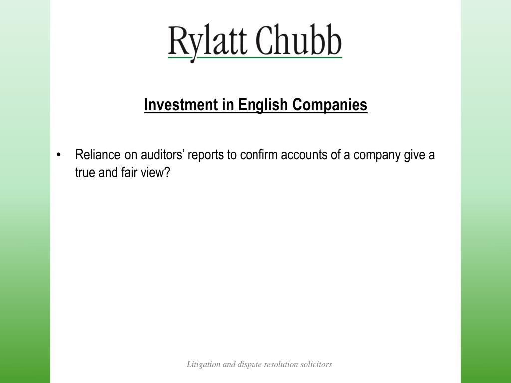 PPT TRUSTS AND THE NO REFLECTIVE LOSS PRINCIPLE PowerPoint