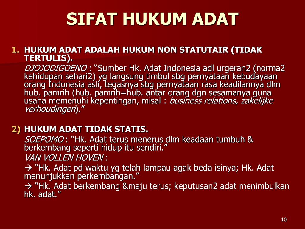 PPT HUKUM ADAT PowerPoint Presentation, free download ID4366331