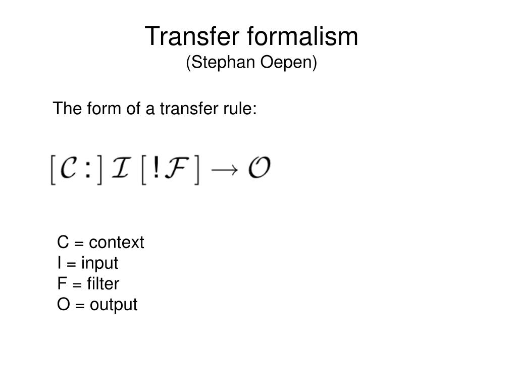 PPT Deep Grammars in Hybrid Machine Translation PowerPoint