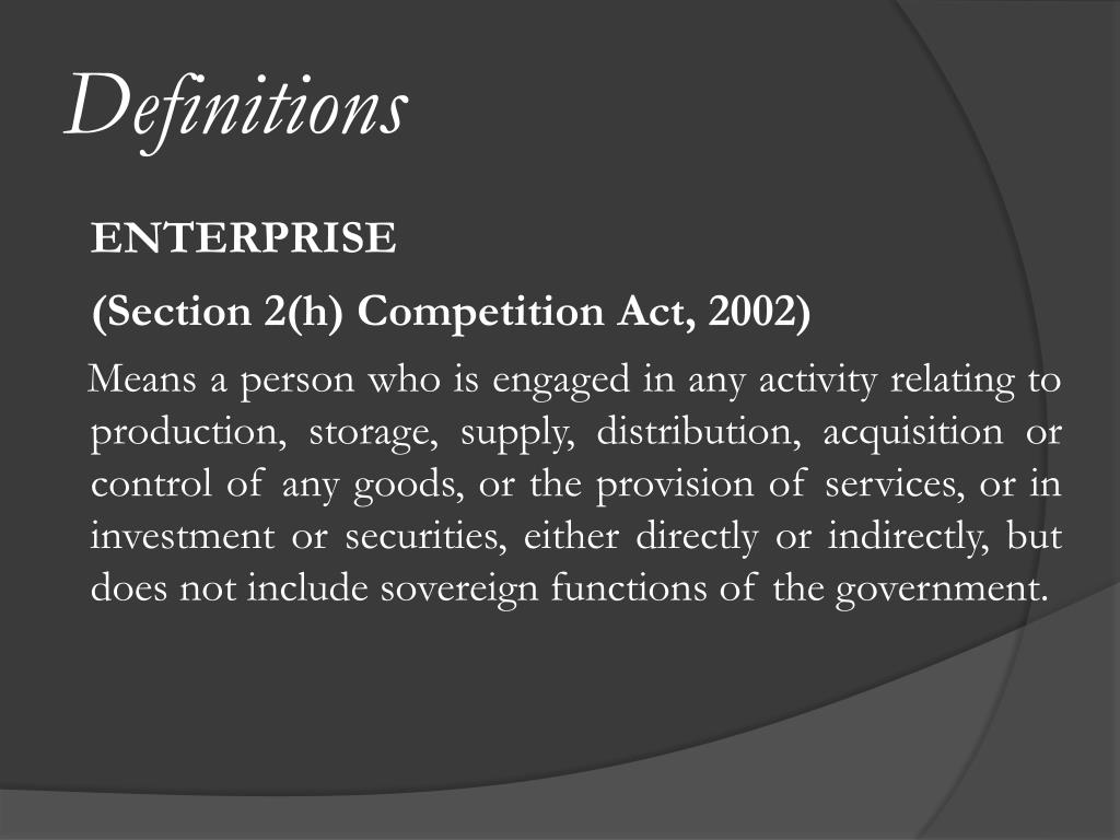 PPT REGULATION OF MERGERS, DEMERGERS, AMALGAMATIONS & COMBINATION UNDER COMPETITION ACT, 2002