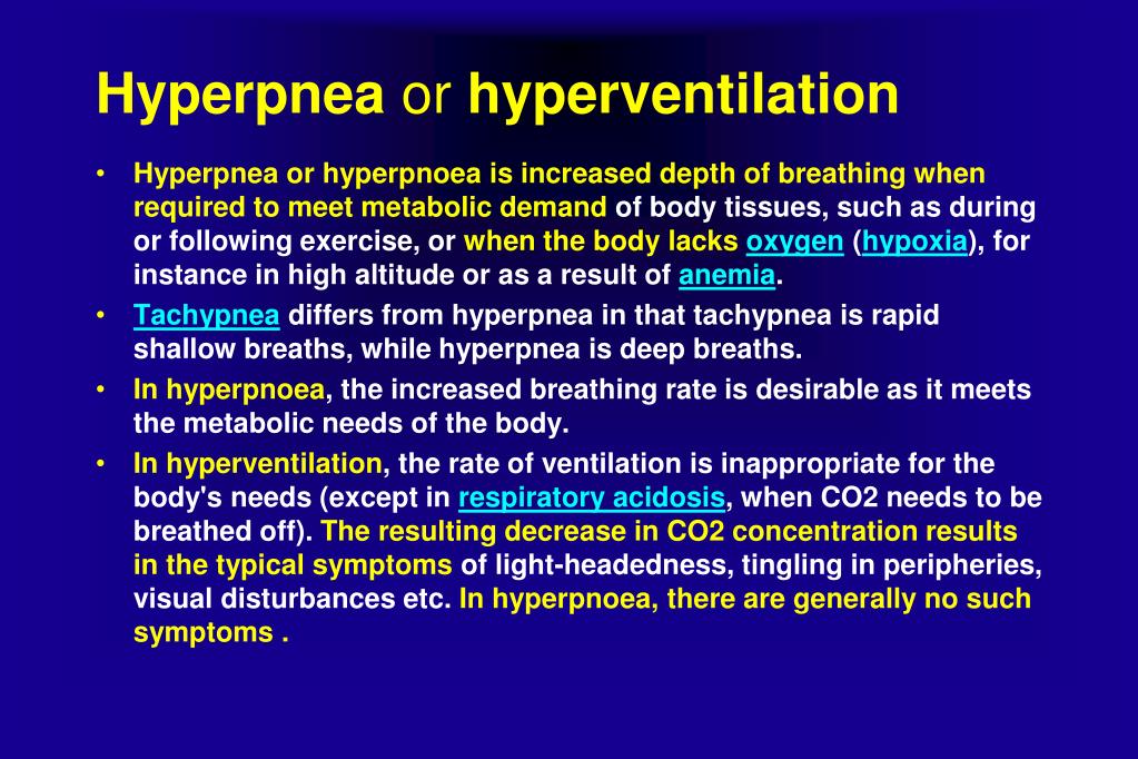 PPT Hyperventilation syndrome BY AHMAD YOUNES PROFESSOR OF THORACIC