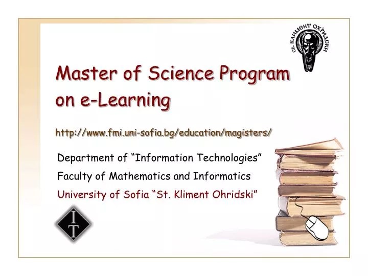 PPT Master of Science Program on eLearning PowerPoint Presentation