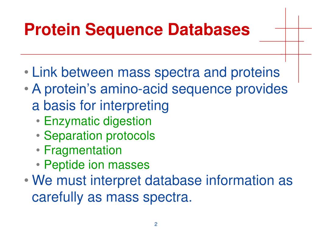 PPT Protein Sequence Databases PowerPoint Presentation, free download